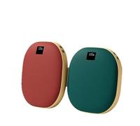 Camping Power Bank scaldamani 2 in 1 5000 mAh - Luce LED, display digitale, ricaricabile USB regolabile a 3 marce(Purple)