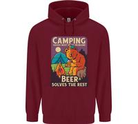 Camping Risolve La Maggior Parte Dei Miei Problemi Divertente Felpa Uomo