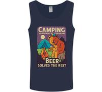 Camping Risolve La Maggior Parte Dei Miei Problemi Divertente Uomo Canotta