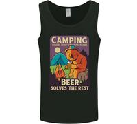 Camping Risolve La Maggior Parte Dei Miei Problemi Divertente Uomo Canotta