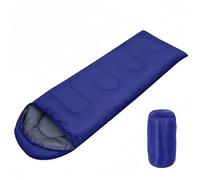 Camping Sleeping Bag Lightweight 4 Season Warm Envelope Backpacking Outdoor Winter(A)