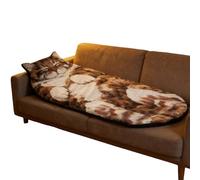 Camping Sleeping Bag - Plush Cat Envelope | Travel Sleep Sack Warm Blanket | Winter Indoor Outdoor Bedding | Dorm Apartment Picnic Hiking Home Office Use Soft