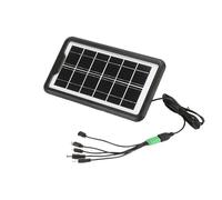 Camping Solar Panel, Portable Port Panel, 1.02 x 0.59 x 0.06 pollici, High Efficiency Energy Conversion, Device Charger, USB Flashlight Charging for Traveling & Hiking (Dark)