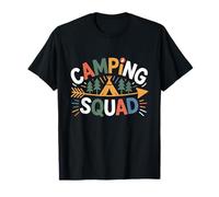 Camping Squad Camping Outdoors Camper Wildlife Nature Maglietta
