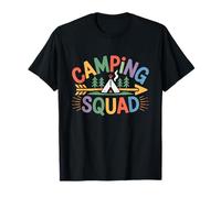 Camping Squad Camping Outdoors Travel Camper Nature Maglietta