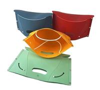 Camping Stool Portable, 4x Travel Folding Design, Pocket Size, Waterproof, Lightweight, Ideal for Indoor Use, Family Gatherings, Hiking, Fishing, and Outdoor Adventures