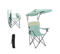 camping stool, Sedia da campeggio con braccioli da soffitto, forte protezione dal carico, confortevole, design semplice ed elegante, curva del corpo vicina,For Patio Lawn(Blue 1P)