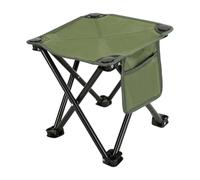 Camping Stools, Fishing Stool, Foldable Quick Setup Portable Lightweight Breathable Fabric Compact Stable Base Comfortable, Folding Chair for Outdoor Picnic Travel, 11.61x11.61x11.61Inches, Army Green