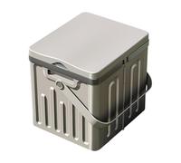 Camping Storage Box - Portable Utensil Organizer, Durrable Polyester Travel Pouch | Lightweight Tableware Storage with Multiple Compartments for Outdoor Adventures, Hiking, Picnics, and Bbqs, grigio,