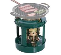 Camping Stove - Portable Folding Spirit Stove | Windproof Safe Outdoor Heating Grill | Stabile Travel Oven With High Cooking Performance For Hiking, Trekking, Picnics, Backpacking & Camping Trips