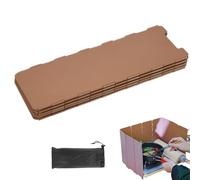 Camping Stove Wind Guard - Foldable Insulation Screen, Fire Shield Sturdy 10 Plate Design with Portable Carry Bag for Grill Protection Lightweight Camping Hiking Picnic and Backpacking Outdoor Cooking