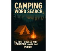 Camping & Survival Word Search: Relaxing Outdoor Puzzles for Travel, Gifts, and Passing Time