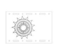 Camping Table Board, Transparent Acrylic Table Top Unit, Outdoor Camping Connecting Plate, Lightweight and Sturdy Design, Ideal for BBQs, Picnics, and Outdoor Gatherings