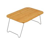 Camping table, Foldable Table, Compact Wooden Surfaces with Stainless Steel Legs, Portable Computer Desk for Outdoor Car Travel Kitchen Picnic Garden Use, 17.72x11.81x7.76 Inches