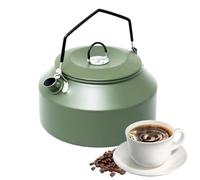 Camping Tea Kettle - Kit di disordine da cucina all'aperto | 1,35 l lega di alluminio per esterni riscaldamento rapido tè tè, caffè bollitore da tè salva spazio, zuppa, bollitore da tè Unive