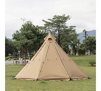 Camping Tent 5-8 Person Large Pyramid Teepee with Stove Hole Indian Tipi Tent with Carry Bag for Family Camping Tents Vision