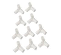 Camping Tent Pole Tee Connectors 10 Pack, 3-Way Canopy Pole Joints for Outdoor Tents Gazebo Frames, 16mm Inner Diameter for Garden Plant Supports Wardrobes Pet Beds(90 degree tee)