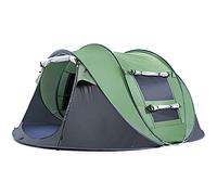 Camping Tents 2-5 Person Automatic Throwing 1 Sec Pop-up Outdoor Hiking Beach Tent Sunscreen Family Teepee