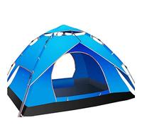 Camping Tents, 3-4 Person Automatic Pop up Tent Has Two Using Ways, Double Layers Waterproof, Beach, Outdoor,Hiking