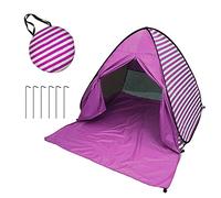 Camping Toilet Tent Pop Up Beach Privacy Tent 2-3 Person Automatic Beach Shelters Windproof Waterproof Ventilated Portable Lightweight