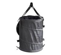 Camping Trash Can, Foldable Waste Bin, Outdoor Garbage Container with Lid, Lightweight Portable Design for Travel, Laundry, Picnic, Yard Cleaning, Fishing, Gardening, Parties, or RV Use