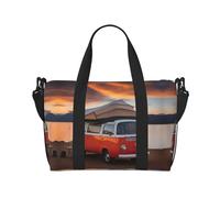 Camping Travel Duffel Bag Carry On Tote Bags per gli uomini,Weekender Pernottamento Bag,Sport Tote Gym Bag, Nero , Taglia unica