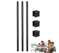 Camping Tripod For Cooking - Hanging Chain & Hook With Pot Support, Aluminum Alloy Detachable Design | Easy Storage, Adjustable Height, Multifunctional Grill For Campfire And Outdoor Cooking