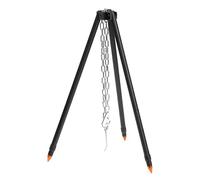 Camping Tripod Stand, Tripod Camping Grill, Adjustable Garden Tripod Barbecue Cooking Grill Portable BBQ Fire Pit, Outdoor Camping Tripod, Barbecue Grill, Portable Pot Holder for Hanging