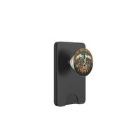 Camping Vacation Mountains Coffee And Folk Music PopSockets PopWallet per MagSafe