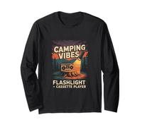 Camping Vibes Torcia elettrica Lettore di Cassette Amanti Maglia a Manica