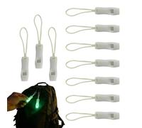 Camping Whistle - 10PCS Glow in the Dark Survival Whistle Zipper Pulls