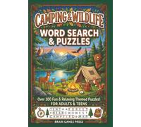 Camping & Wildlife Word Search & Puzzles: Crossword Puzzles with Easy to Read Print about Camping, Wildlife, Outdoors and more | 6x9 inches, 200 pages ... Gift for Vacation, Holidays and Relaxation