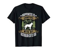 Camping With Australian Cattle | Camp Lover Camping And Dogs Maglietta