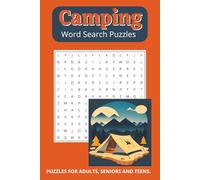 Camping Word Search, Adults: Camping, Outdoors, Word Search, Puzzle, Adults, Teens, Seniors