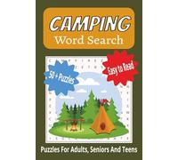Camping Word Search Adventure Book: Word search book with easy to read Print about Camping and More | 6x9 inches, 110 pages | 50 + puzzles...Gift for Vacations, Holidays and Free Times