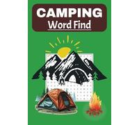 Camping Word Search Book: All in one camping word find search for beginners: Adults, Senior and Teens