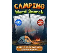 Camping word search book the Great Outdoors.: Enjoy camping word search activity.