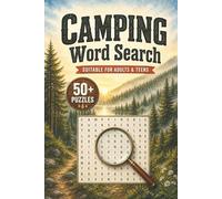 Camping Word Search: Camping Themed Puzzles | Suitable for Adults & Teens | 6 x 9 Inches, 110 Pages | 50+ Puzzles | Solutions Included