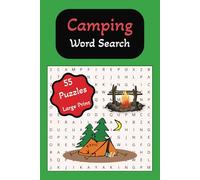 Camping Word Search: Camping themed word find