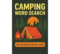 CAMPING WORD SEARCH: Camping Word Search Book | 50+ Puzzles | Fun Puzzle Games For Adult and Children | Compact 6x9 Inch | Travel Size