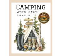 Camping Word Search: For Adults. 50 Puzzles. Large Print
