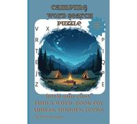 Camping Word Search Puzzle: Bold And Easy Find a Word Book for Adults, Seniors, Teens