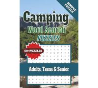 Camping Word Search Puzzle Book: 50 + Puzzles | Enjoy Easy-to-Read Word Searches About Camping, Hiking, RV Adventures, Nature, and More | 6x9 inches, 110 pages | Gift for Adults, Teens & Seniors |