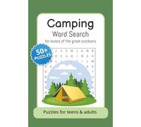 Camping Word Search Puzzle Book: Easy to Read Print Camping themed crossword | 6x9 inches, 110 pages | 50+ puzzles...Gift for Vacations, Holidays and Relaxing