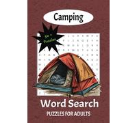 Camping Word Search Puzzle Book: with Easy to Read Print about camping, snack, activities and more | 6x9 inches, 110 pages | 50+ Puzzles... Gift for Vacations, Holidays and Time Off