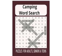 Camping Word Search puzzle book: Word Search puzzle with easy to read print 6x9,110 pages,50+puzzles