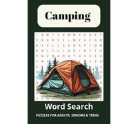 Camping Word Search Puzzle Book: Word Searches with Easy to Read Print about Camping, Camp Fire and More | 6x9 inches, 110 pages | 50+ puzzles… Gift for Vacations, Holidays and Free Times