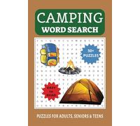 Camping Word Search Puzzle Book: Word Searches with Easy to Read Print about Camping, Climbing, Fishing, and More | 6x9 inches, 110 pages | 50+ Puzzles ... Gift for Vacations, Holidays and Free Time