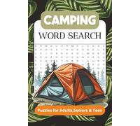 Camping Word Search Puzzle Book: Word Searches with Easy to Read Print about Camping, Family Camping, Camp Fire and More | 6x9 inches, 110 pages | 50+ ... Gift for Vacations, Holidays and Free Times