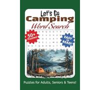 Camping Word Search Puzzle Book: Word Searches with Easy to Read Print about Camping, Hiking, Nature and More | 6X9 Inches, 110 Pages | 50+ Puzzles...Gift for Vacations, Holidays and Free Times.